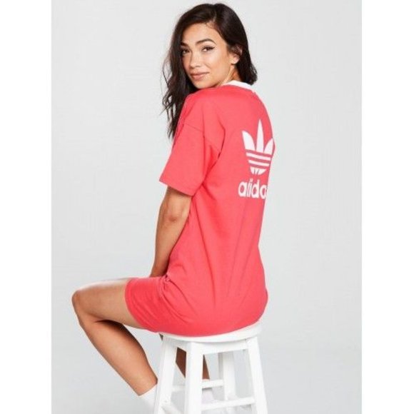 adidas Dresses & Skirts - ADIDAS Trefoil Logo Shirt Dress